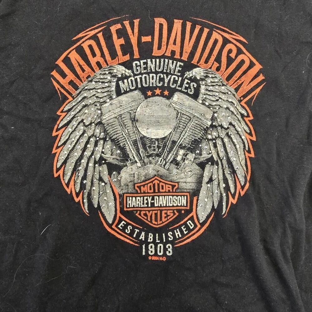 Harley-Davidson Shirt Men's XL Black Bert's Barracuda St Petersburg Florida Tee